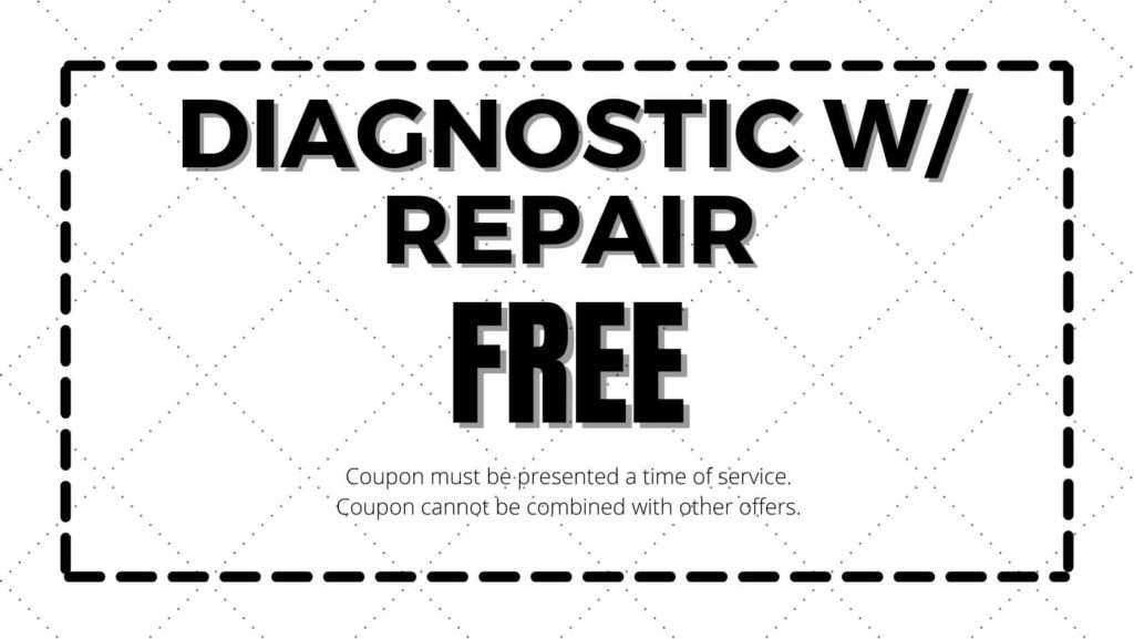 free auto diagnostic with repair coupon