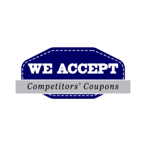 offer indicating that competitors discount coupons are accepted