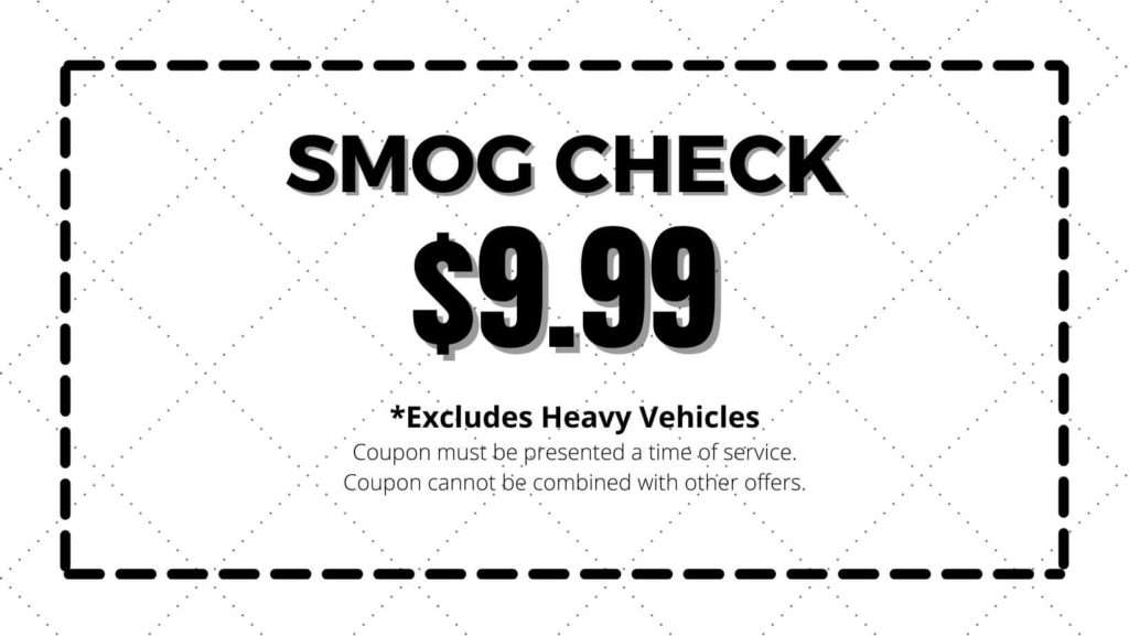 $9.99 smog check coupon